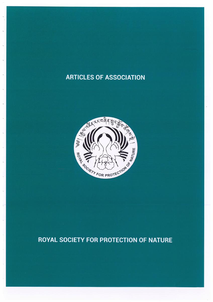 Articles of association cover