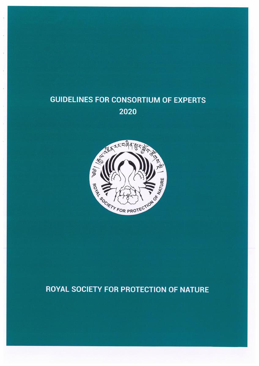 Guidelines for consortium of expert 2020_001 cover