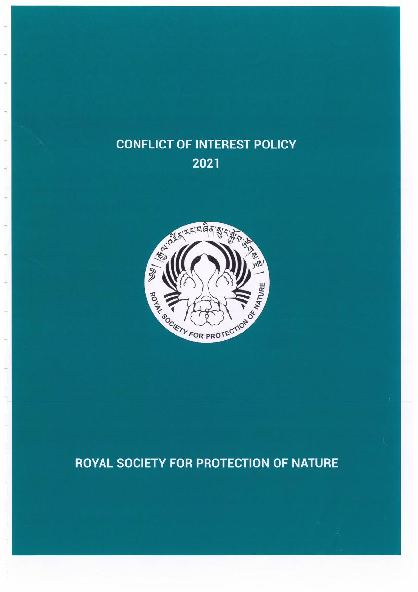 Conflict of interest 2021 cover