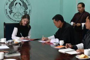 The signing of a Project Agreement between Her Excellency, Deputy Ambassador of the High Commission of Canada and Executive Directors, RSPN