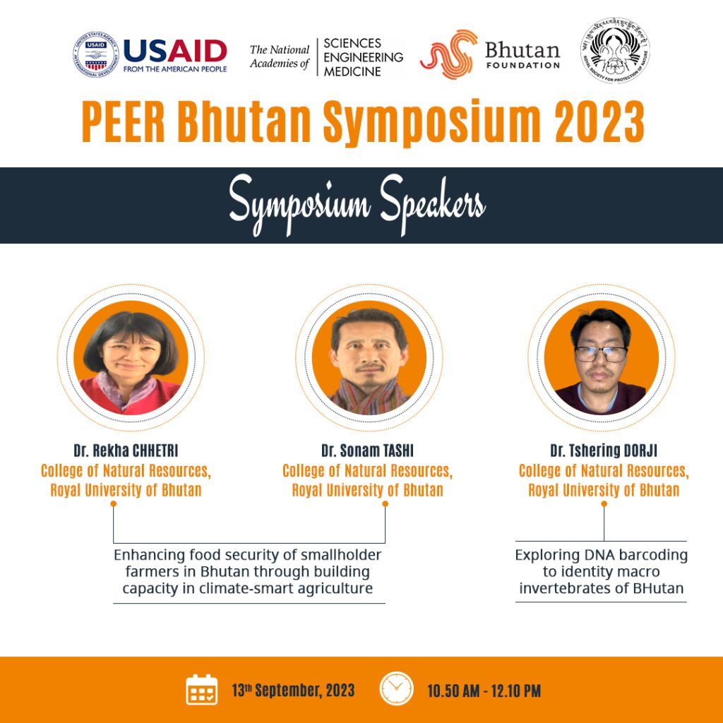 MEET THE SPEAKERS-PEER Bhutan Symposium 2023 Technical Session I