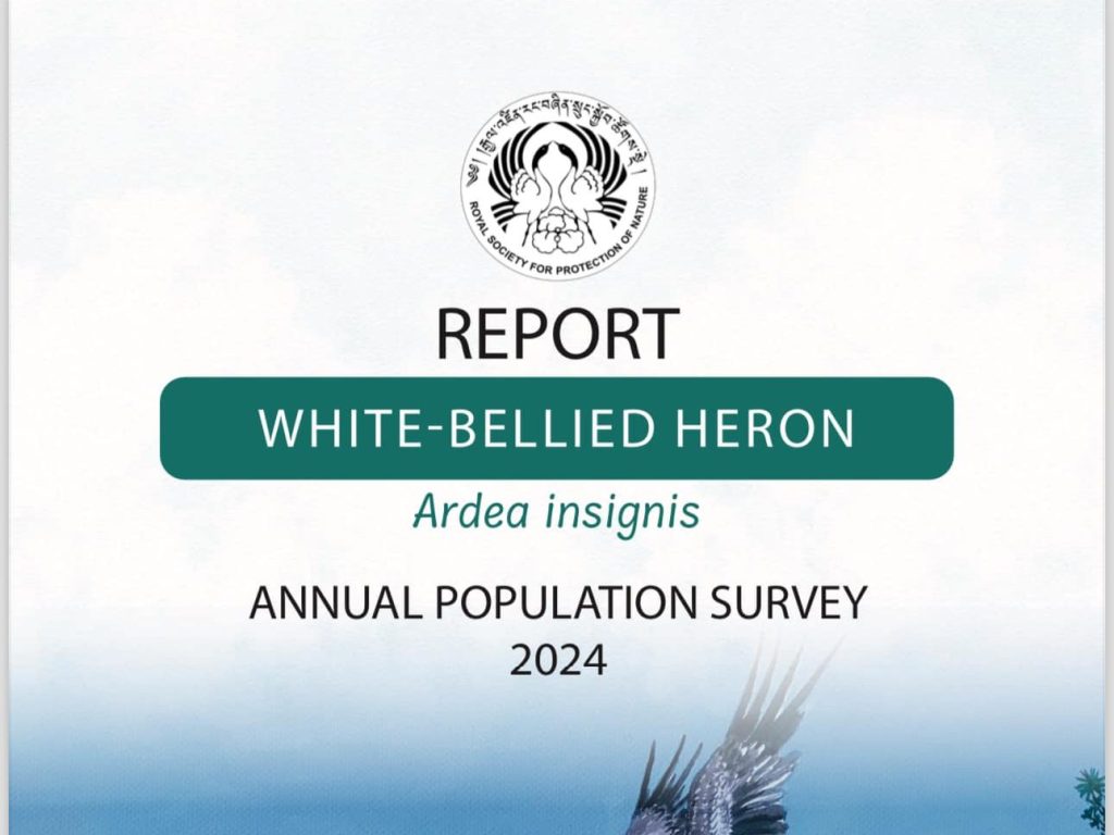 Annual Population Survey Report of White-bellied Heron-2024 Launched