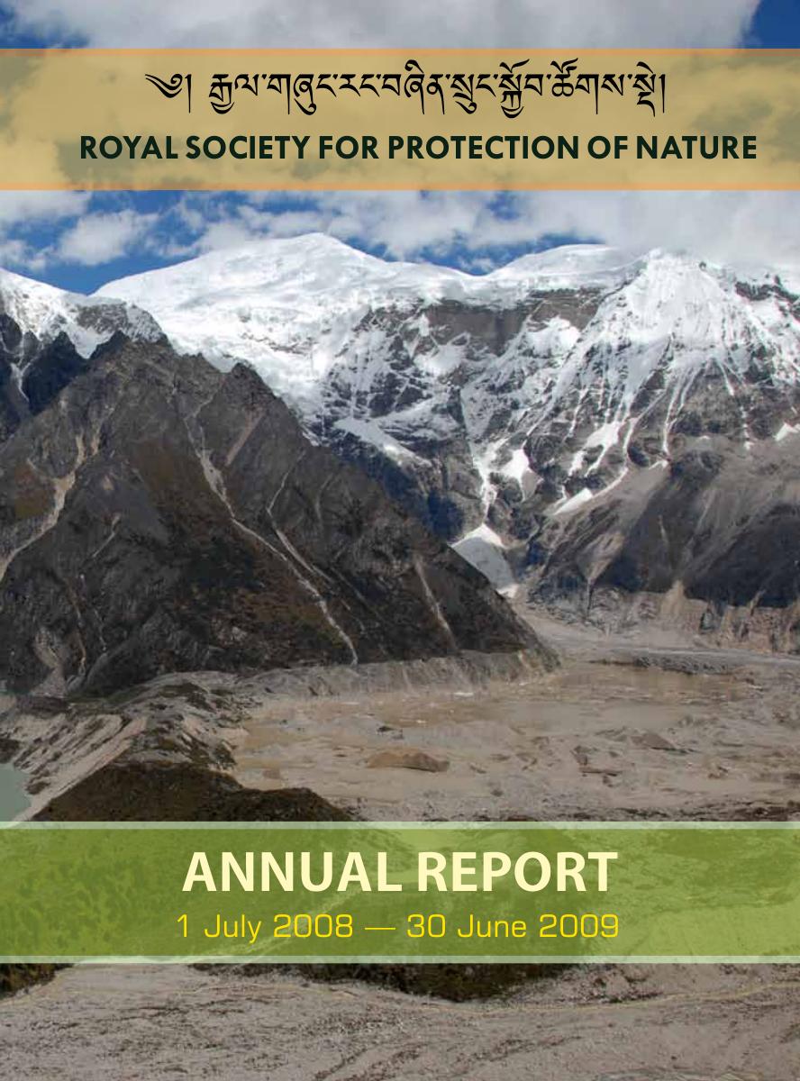 Annual Report 2008 to 2009 cover
