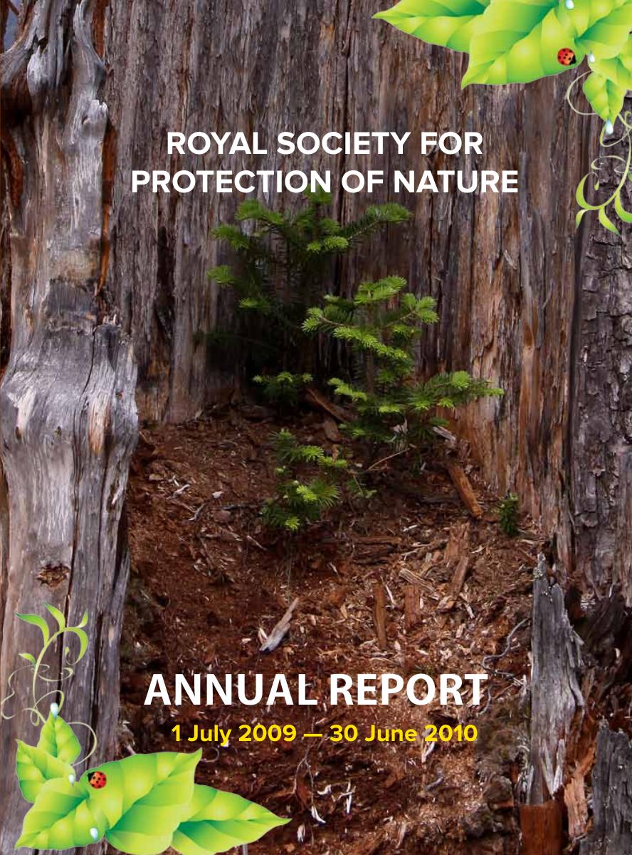 Annual Report 2009 to 2010 cover