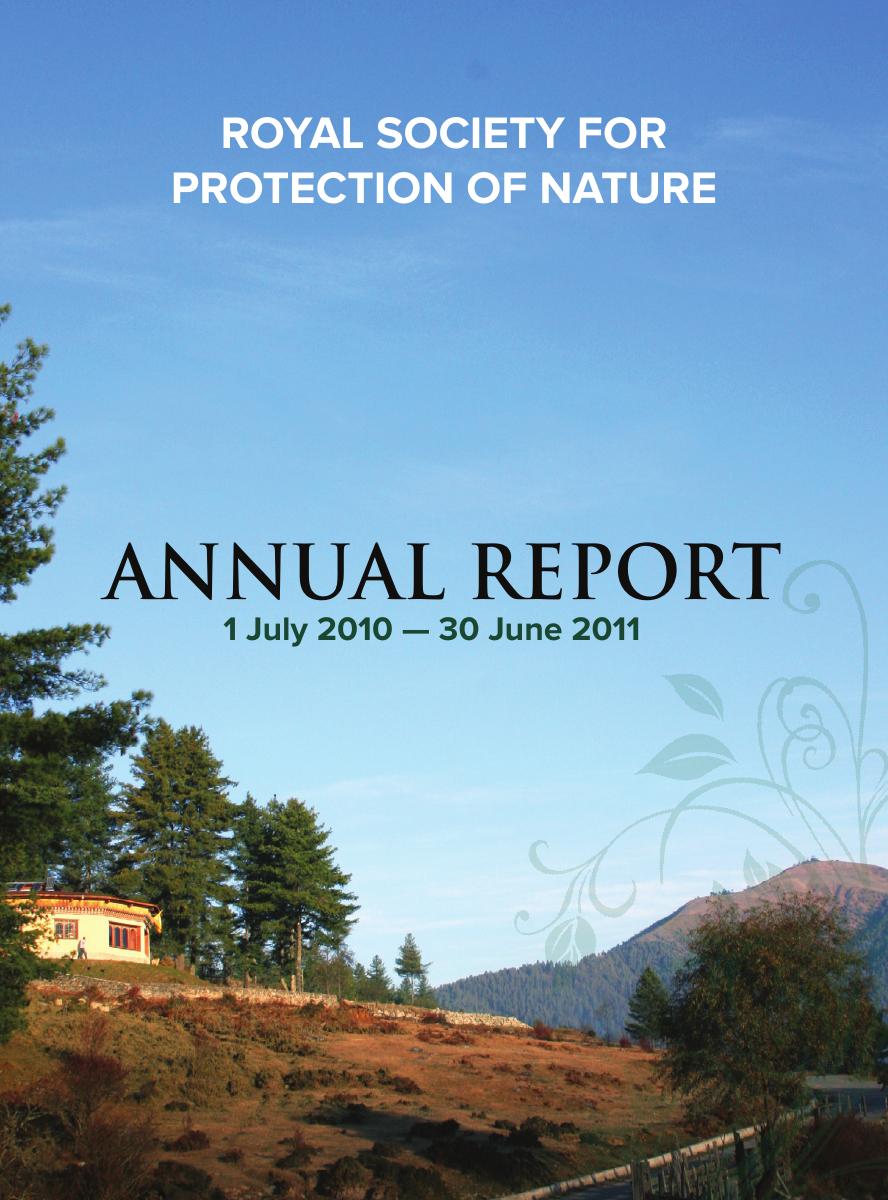 Annual Report 2010 to 2011 cover