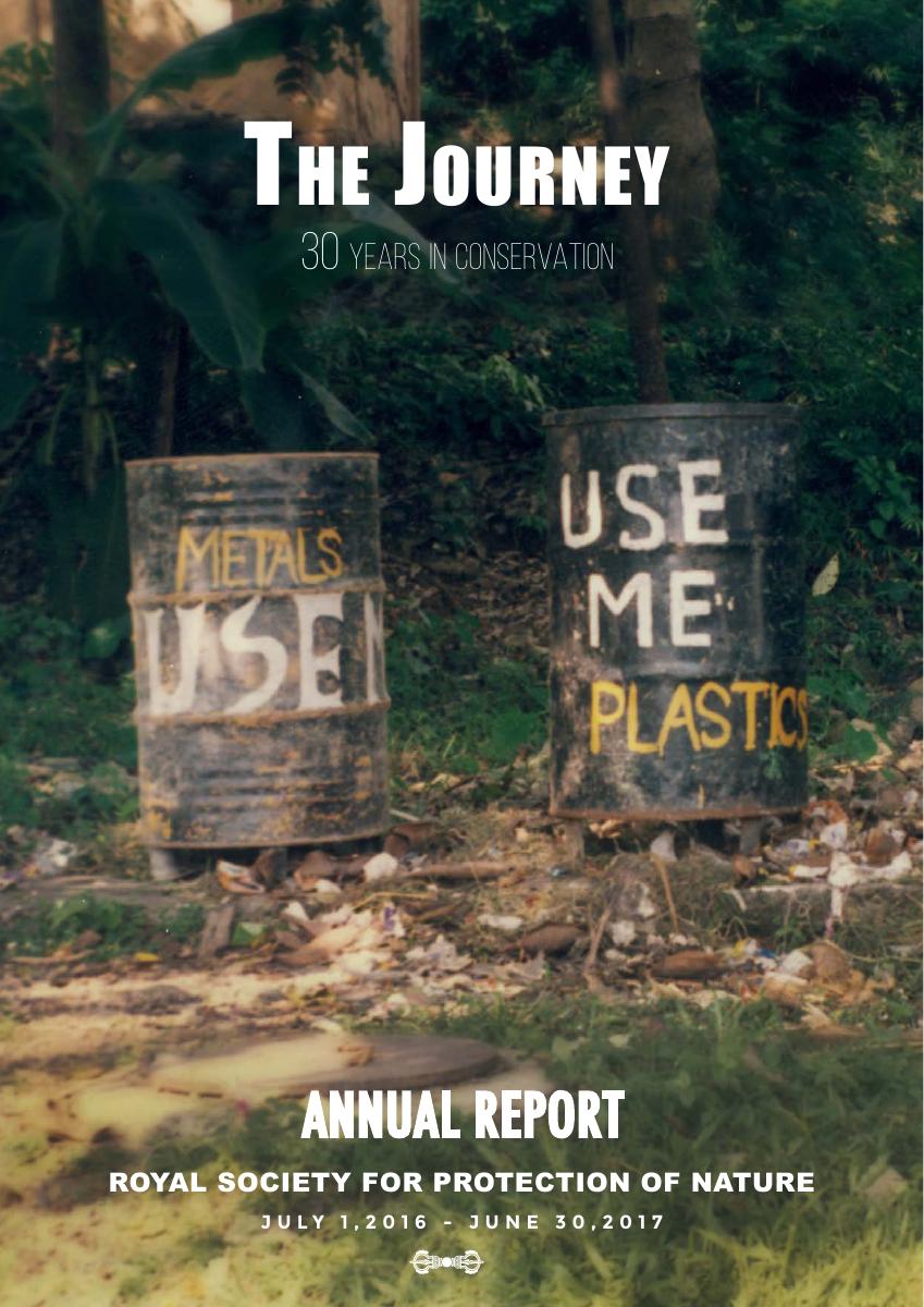 Annual Report 2017 to 2018 cover