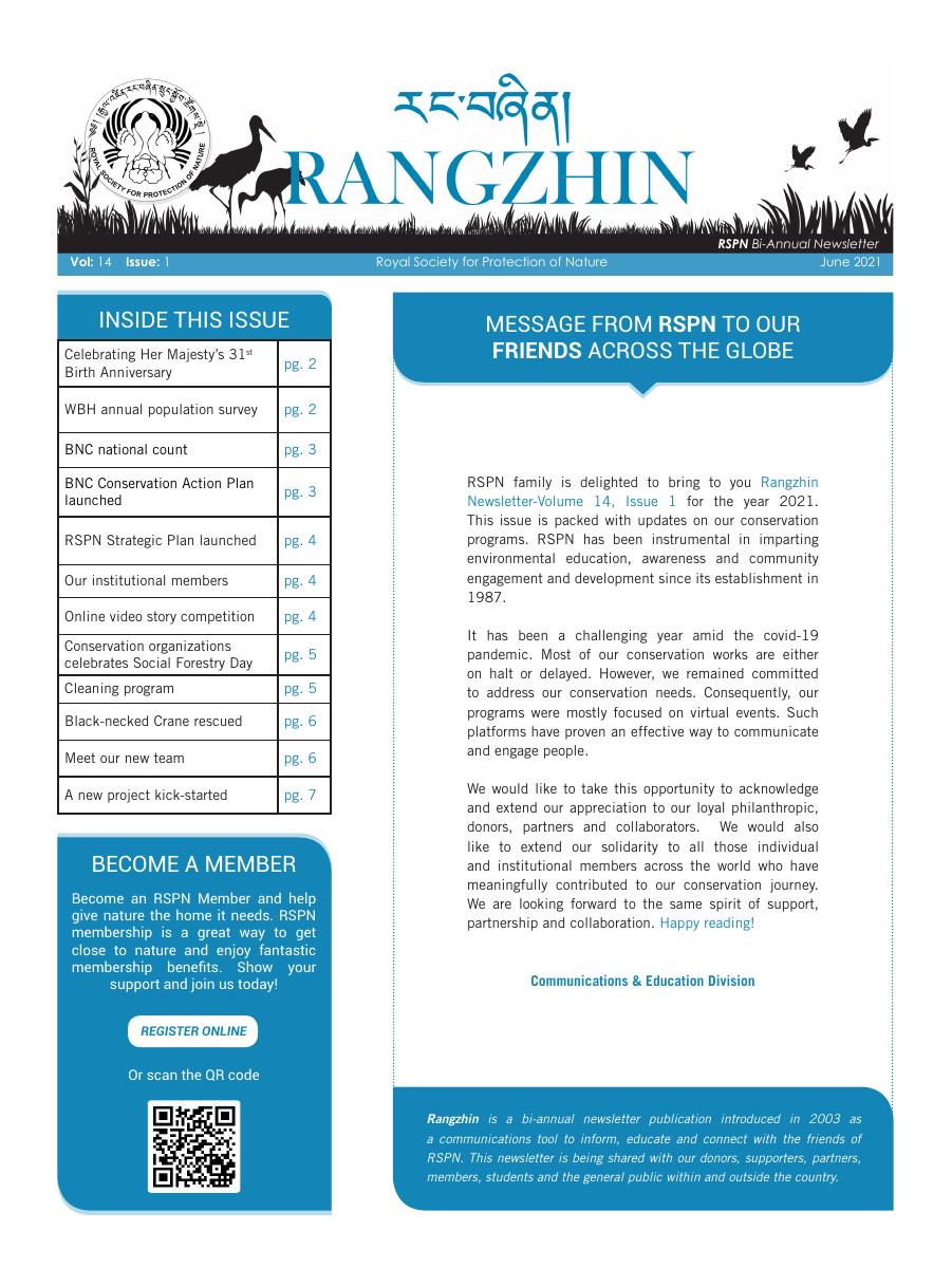 Rangzhin June 2021 cover